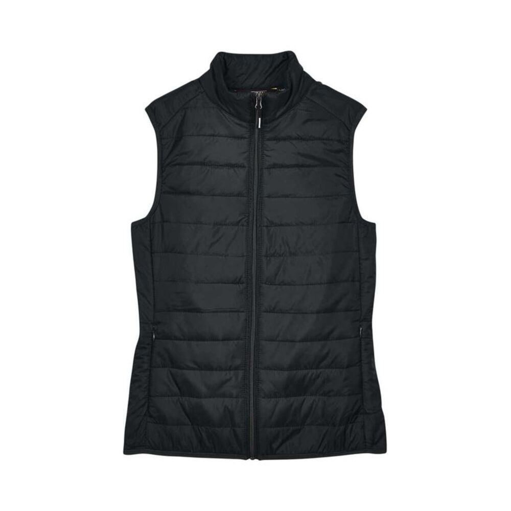 CORE365 Women's Prevail Packable Puffer Vest / Black